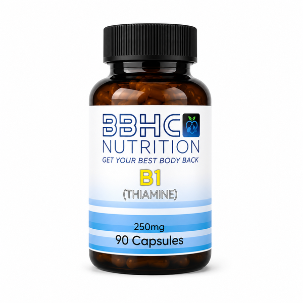 Vitamin B1 Thiamine 250mg Capsules (90)