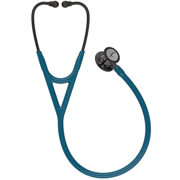 Littmann Cardiology IV Stethoscope - Smoke &amp; Caribbean Blue with Mirror Stem