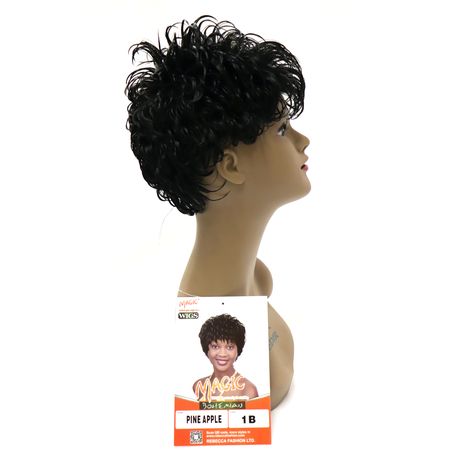 Magic Short Classic Fashion Synthetic Hair Wig For Woman Pineapple