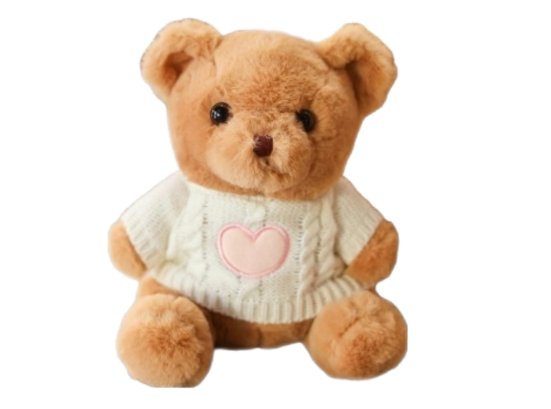 Brown Teddy Bear With Sweater