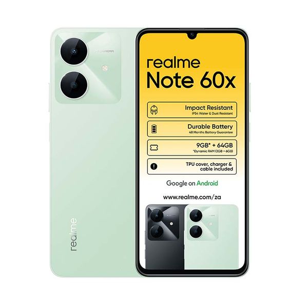 Realme Note 60X 64GB LTE Dual Sim - Wilderness Green