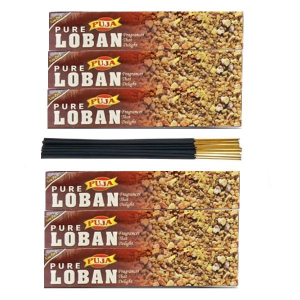 Puja Incense Sticks Highly Scented Agarbatti - Pure Loban - 90 Sticks