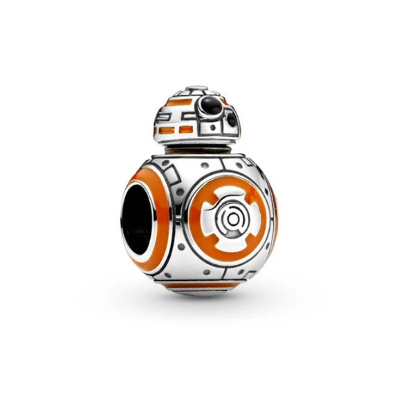 Cosmic 925 Silver Dangle Charm - Star Wars BB-8 - For Charm Bracelet