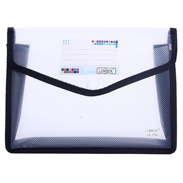 Office Stationery Multifunctional Snap Button Document Holder Set of 2( A4)