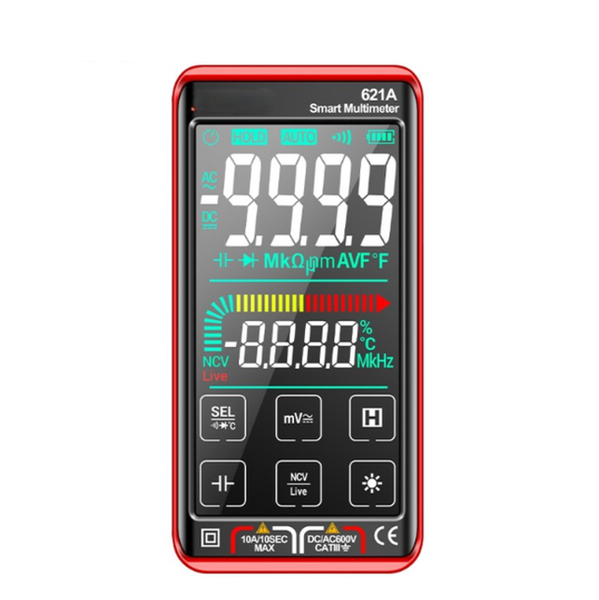 Digital Multimeter Tester, Intelligent Touchscreen True RMS