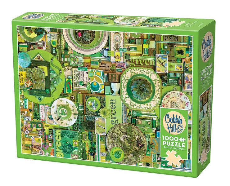 Cobble Hill Green 1000 Piece Puzzle