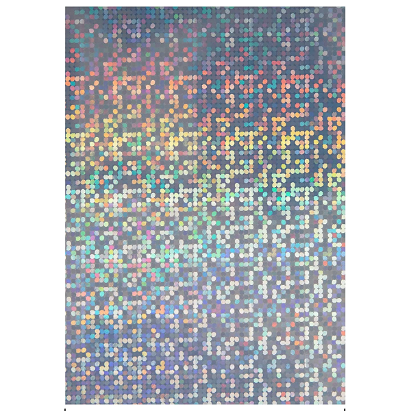 PET Self-adhesive Waterproof Printable Vinyl A4 (5 sheets) - Holo Bubble