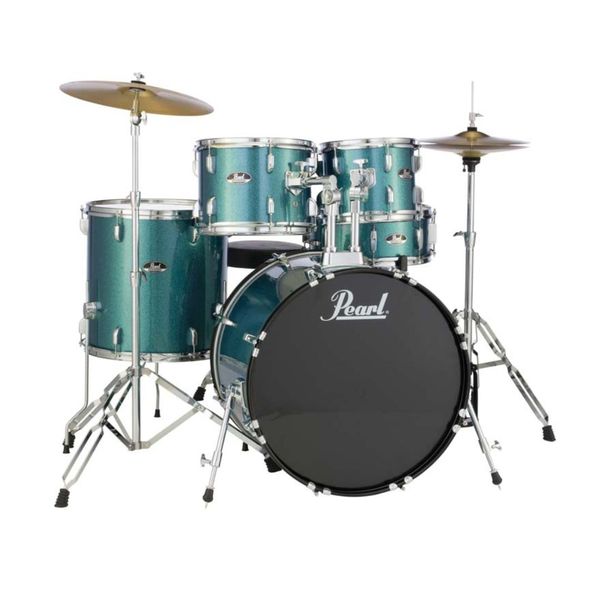 Pearl Roadshow Drum Set Complete 2024 Spec #703 Aqua Blue Glitter