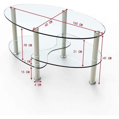 Glass coffee deals tables takealot