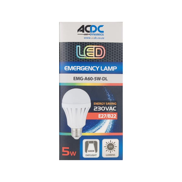 Rechargeable Emergency LED Lamp - 5W DL (Day Light)