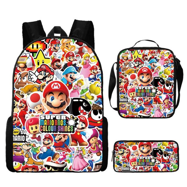 Lunch Box &amp; Pencil Case Mario image