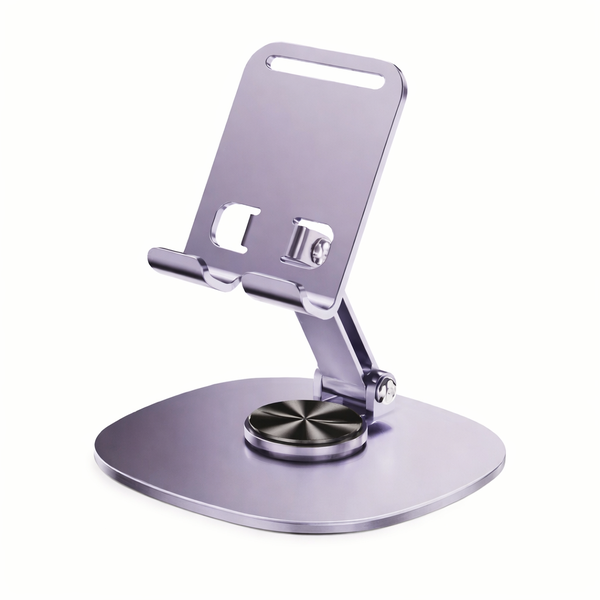 Aluminum Alloy Phone Stand,1PC-Purple,for Office and Bedstand Use