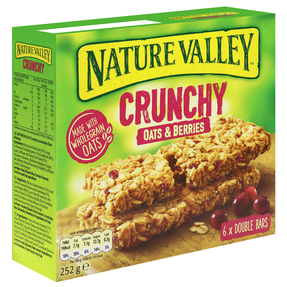 Nature Valley - Crunchy Oats And Berries Multi Pack 6 x 42g | Buy ...