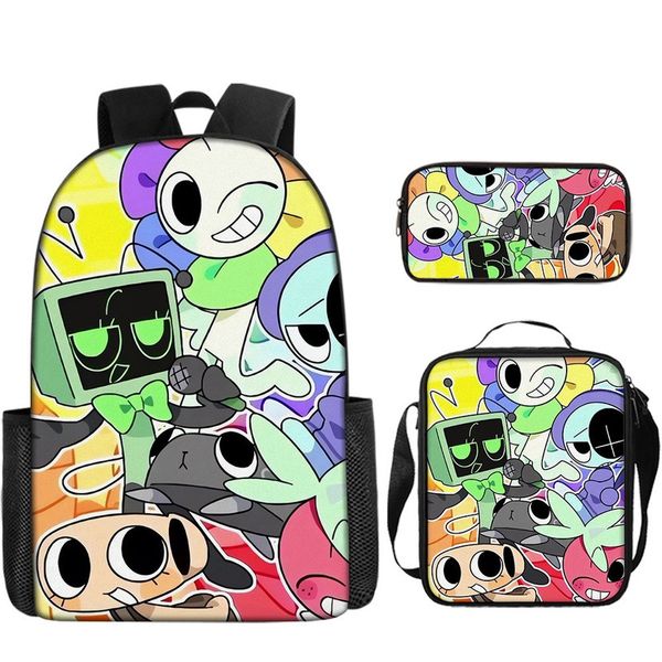 3-Piece Kids School Backpack, Lunch Box And Penc image