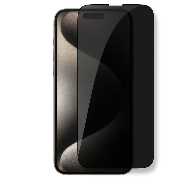 Anti Spy Privacy Tempered Glass Screen Protector Compatible with iPhone 15