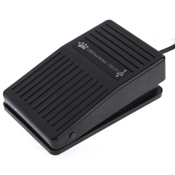 USB Foot Pedal Control Switch Game Pad Keyboard Adapter for Computer