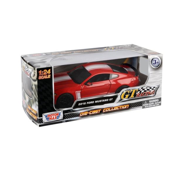 Motormax GT Racing Die-Cast Collection Scale 1:24 - 2018 Ford Mustang GT