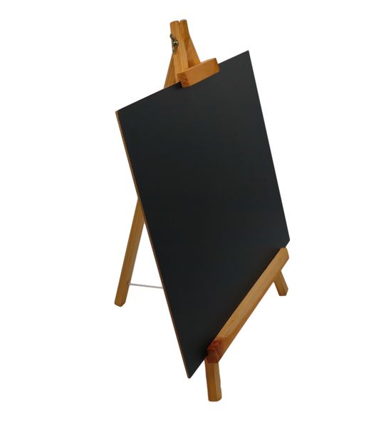40cm x 30cm Mini Table top Wooden Chalk Board - Black