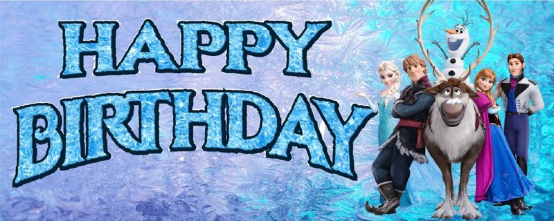 Themed Happy Birthday Banner for Children’s Party - Space/Astronaut
