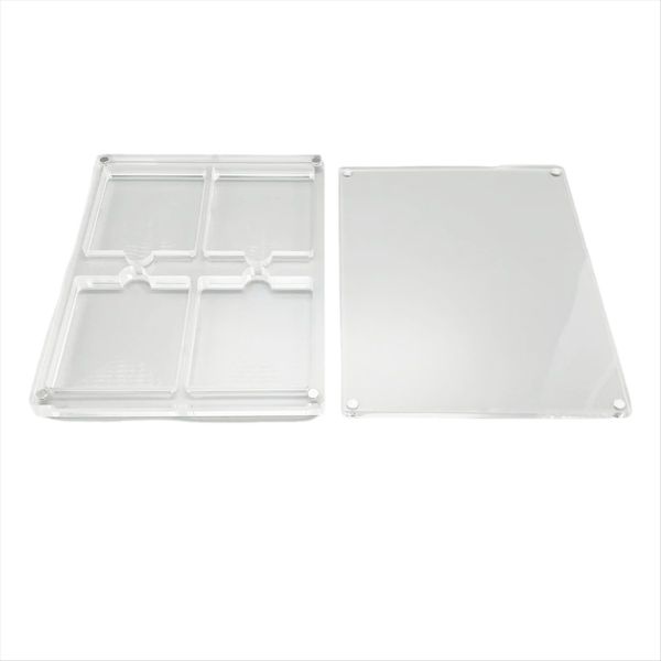 High Transparency Acrylic Magnetic Suction Cover Games Storage Box