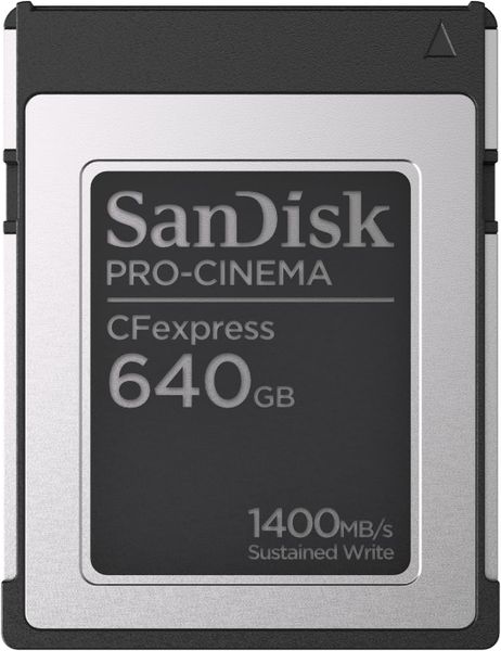 SanDisk PRO-CINEMA CFexpress Type B Memory Card 640GB