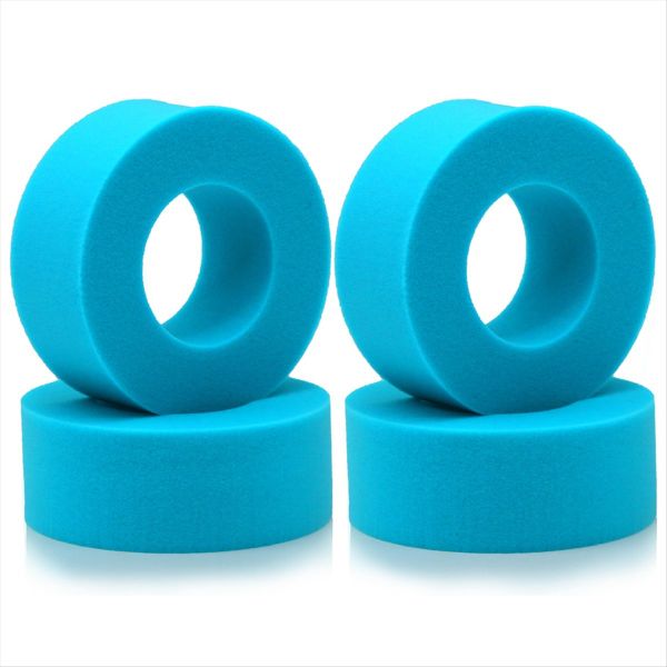 4 Pcs Rc Dual Stage Softer Foam 100-110Mm Fit 1.9Inch Wheel Tires Red