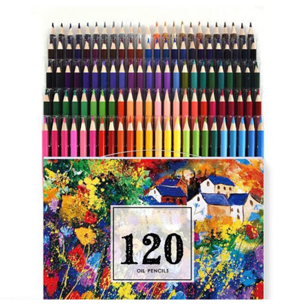 Color Drawing Art Pencil Oilbased Colored Pencil Set120 Colors Shop