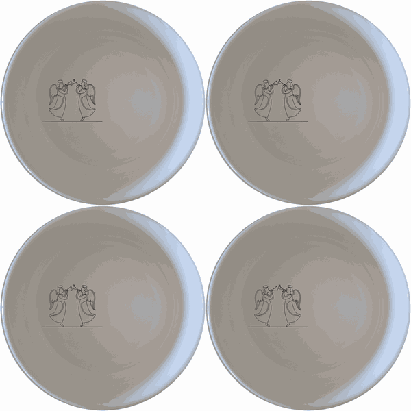 Silhouette Angels Trumpet Bowl Set of 4 - Range 4