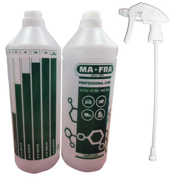 Mafra Graduated Plastic Bottle 1000ML (Including Trigger) (Green)