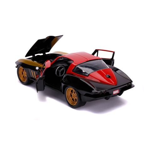 Jada Marvel Black Widow 1966 Chevrolet Corvette 1:24 with