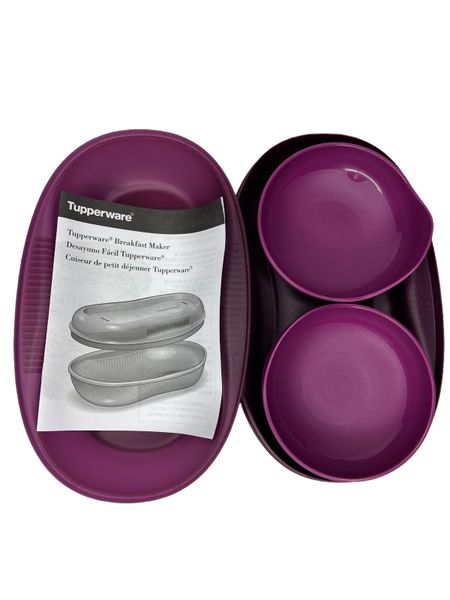 Tupperware Miro Delight And 2 Egg Poachers