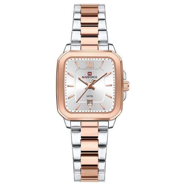 Naviforce Celeste Women's Stainless Steel Quartz Ladies Watch Silver &amp; Gold