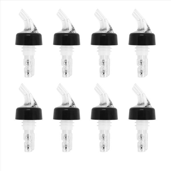 8 Pieces Automatic Measured Bottle Pourer Bottle Pourers 1 Oz/ 30 Ml