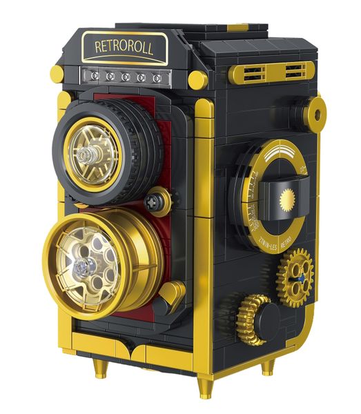 Panlos Twin-lens Reflex Camera Building Blocks (544pcs) - 15cm Tall