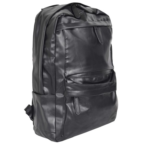 Urban Man Navigator PU Backpack - Black