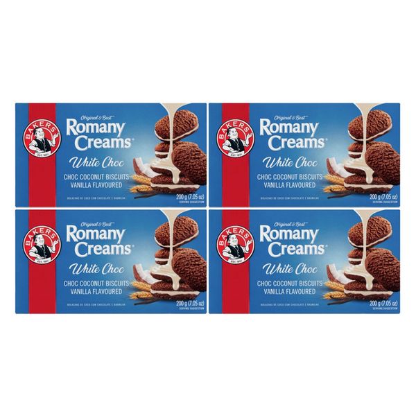 Bakers Romany Creams Vanilla Choc - 4 x 200g