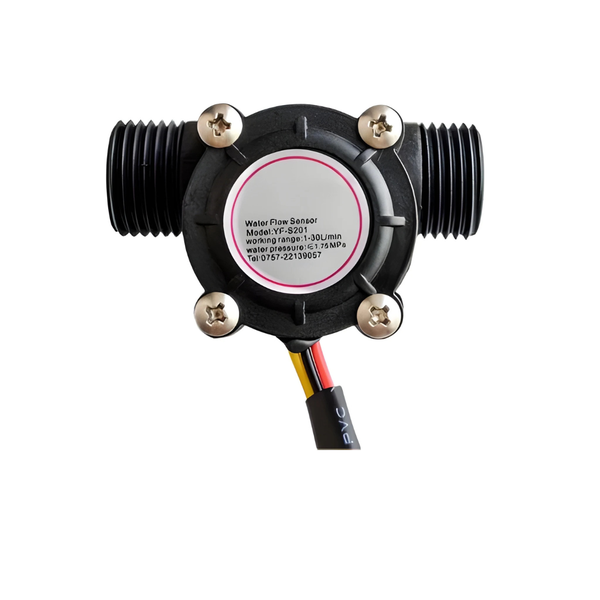 HKD G1/2" Water Flow Sensor YF-S201 for Water Systems and Flow Measurement