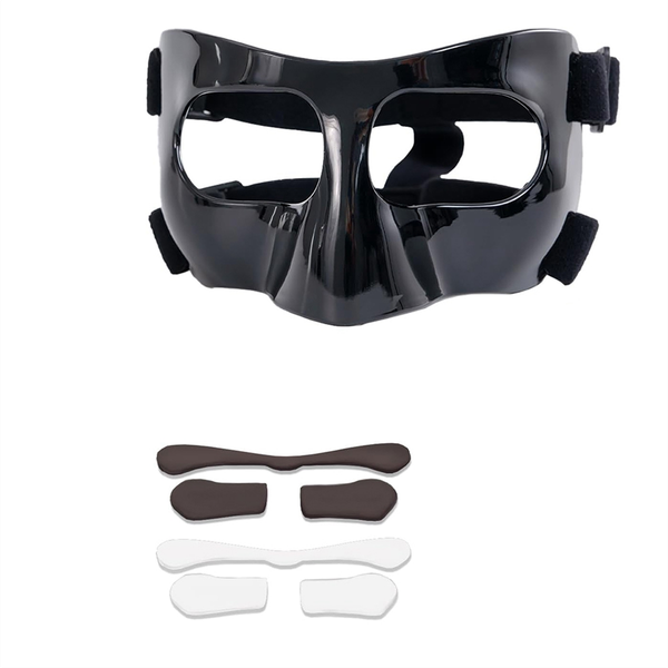 Sports Face Guard Nose Guard for Broken Nose Black Close