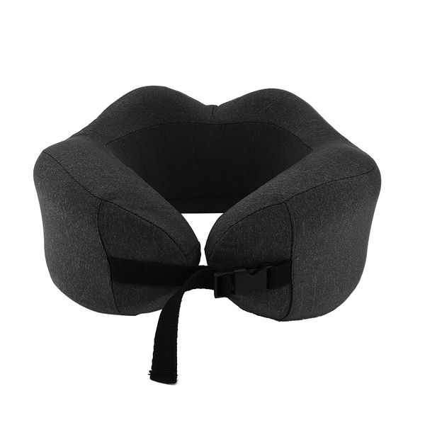 Memory Foam U Shaped Travel Pillow Dark Gray