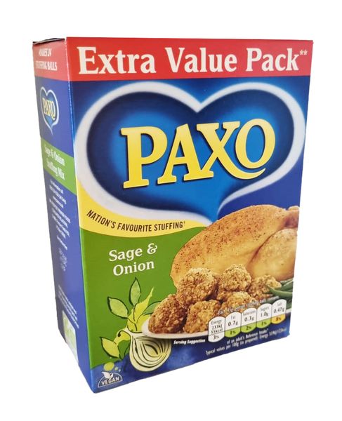 Paxo Sage and Onion Stuffing 340g