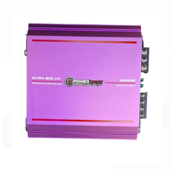 Powerbass ULTRA-850.1V1 16000W Class D Mono Block &amp; OMS 500W TWEETERS