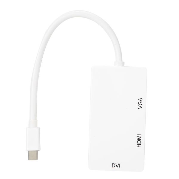 MiniDP to HDMI/DVI/VGA Adapter 3-in-1 No External Power