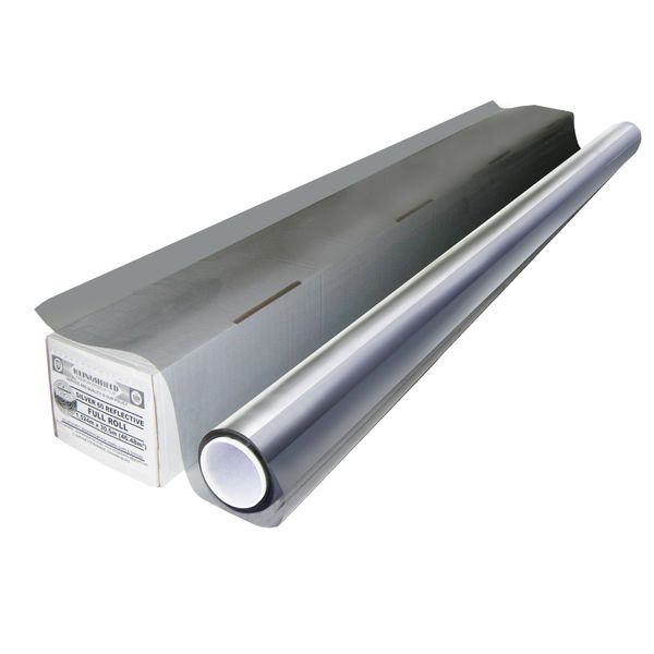 Klingshield Full Roll Transparent Silver 60% Reflective Film - 1.5m x 30.5m