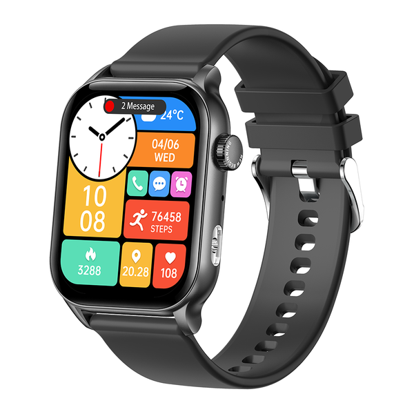 BezosMax 1.95" Dynamic Island Smart Watch with AI Voice &amp; Bluetooth Calling