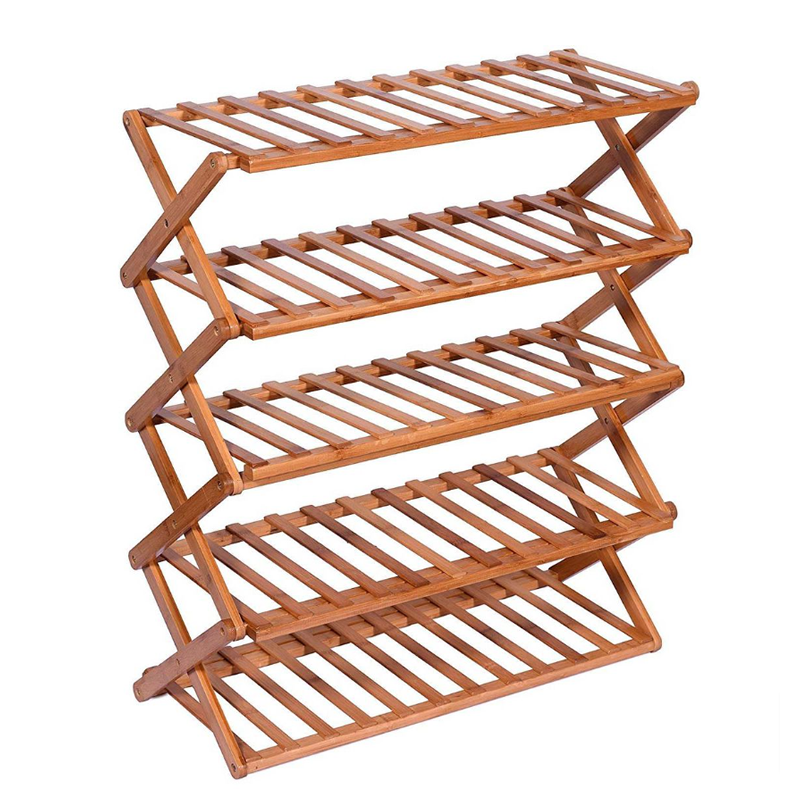 5 Layer MultiLayer Shoe Shelf Storage Folding Rack Buy Online in