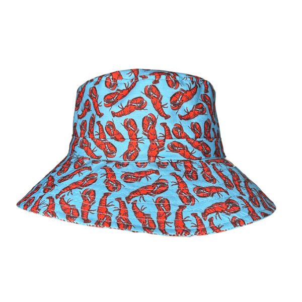 Kids Bucket Sun Hat Lobsters