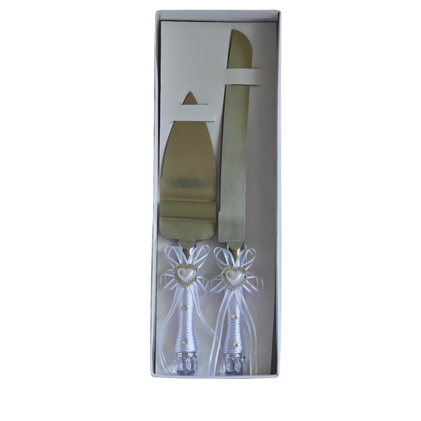 Wedding Cake and Knife Set