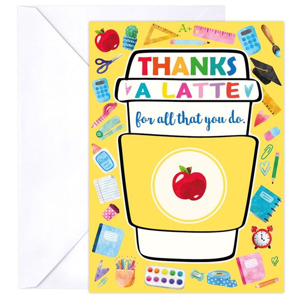 10 Pcs Teacher Gift Card Holders with Envelopes