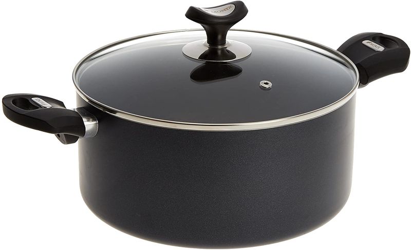 Monix - 24cm Tall Casserole - Resistant Plus Range - Stamped Aluminium
