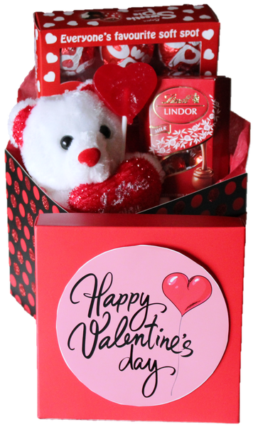 Happy Valentines Day Chocolate &amp; Gift Box